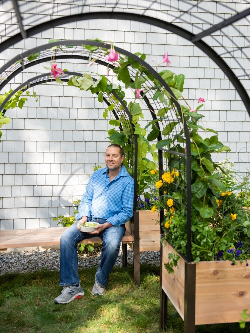 Cedar Bench Kit, Eco-Stained, 48" - Image 6