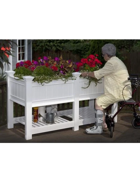 Cambridge Elevated Planter With Extension - Image 2