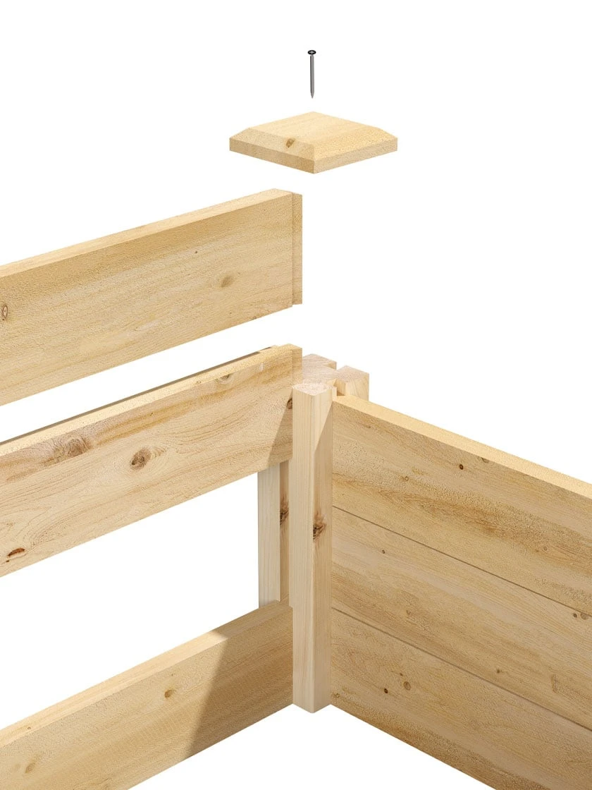 Pine Raised Garden Beds, 4'x4' - Image 9