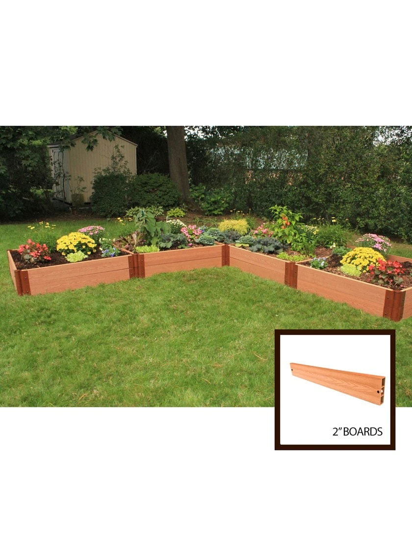 Classic Sienna Raised Garden Bed "L" Shaped With 2" Boards - Image 3