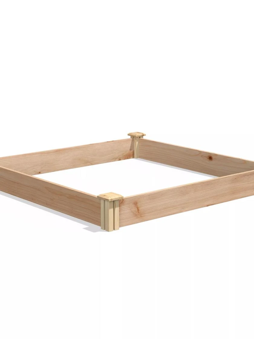 Cedar Raised Garden Bed, 4' X 4' X 6" - Image 6