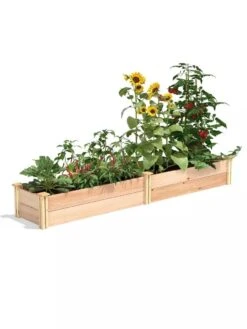 Premium Cedar Raised Garden Bed, 16" X 96"