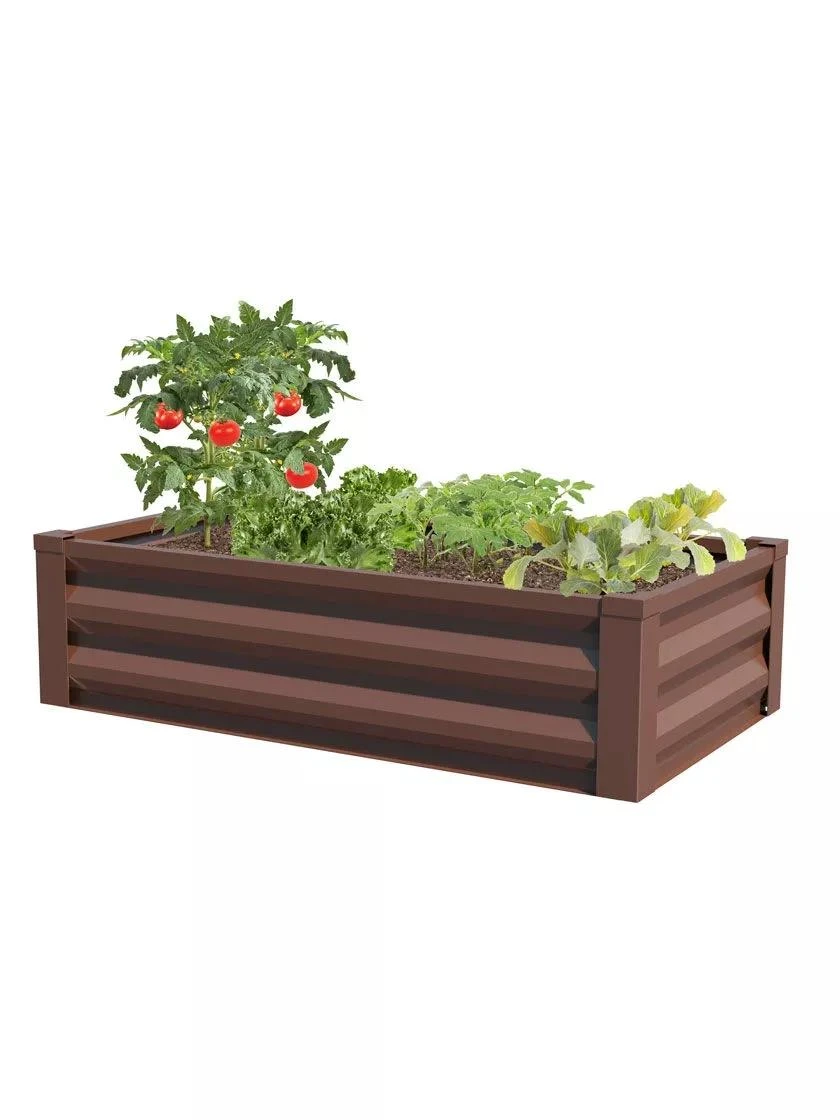 Powder-Coated Metal Raised Garden Bed, 24" X 48" - Image 2