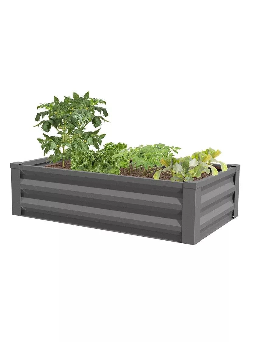 Powder-Coated Metal Raised Garden Bed, 24" X 48" - Image 3