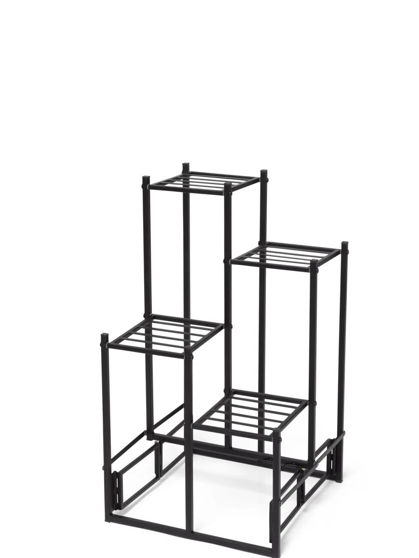 4-Tier Square Foldable Plant Stand - Image 3