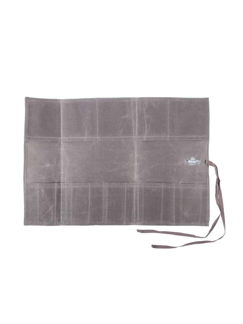 Esschert Waxed Canvas Roll Up Pouch - Image 2