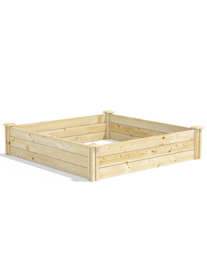 Pine Raised Garden Beds, 4'x4' - Image 5