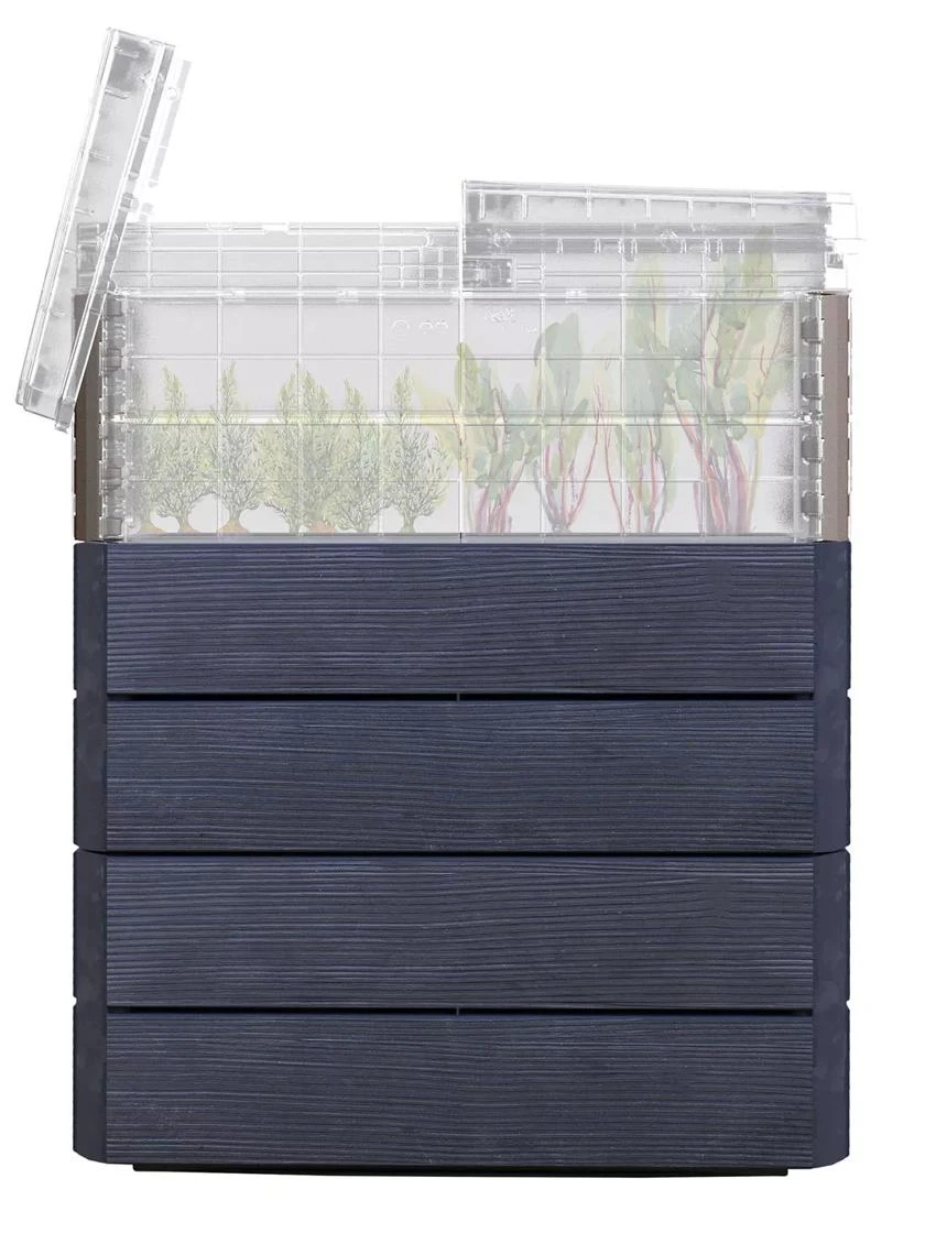 Modular Rectangular Raised Bed Kit With Translucent Panels & Lid - Image 3